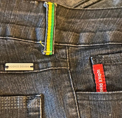 IODICE Jeans - Size UK8 - Brazil Flag