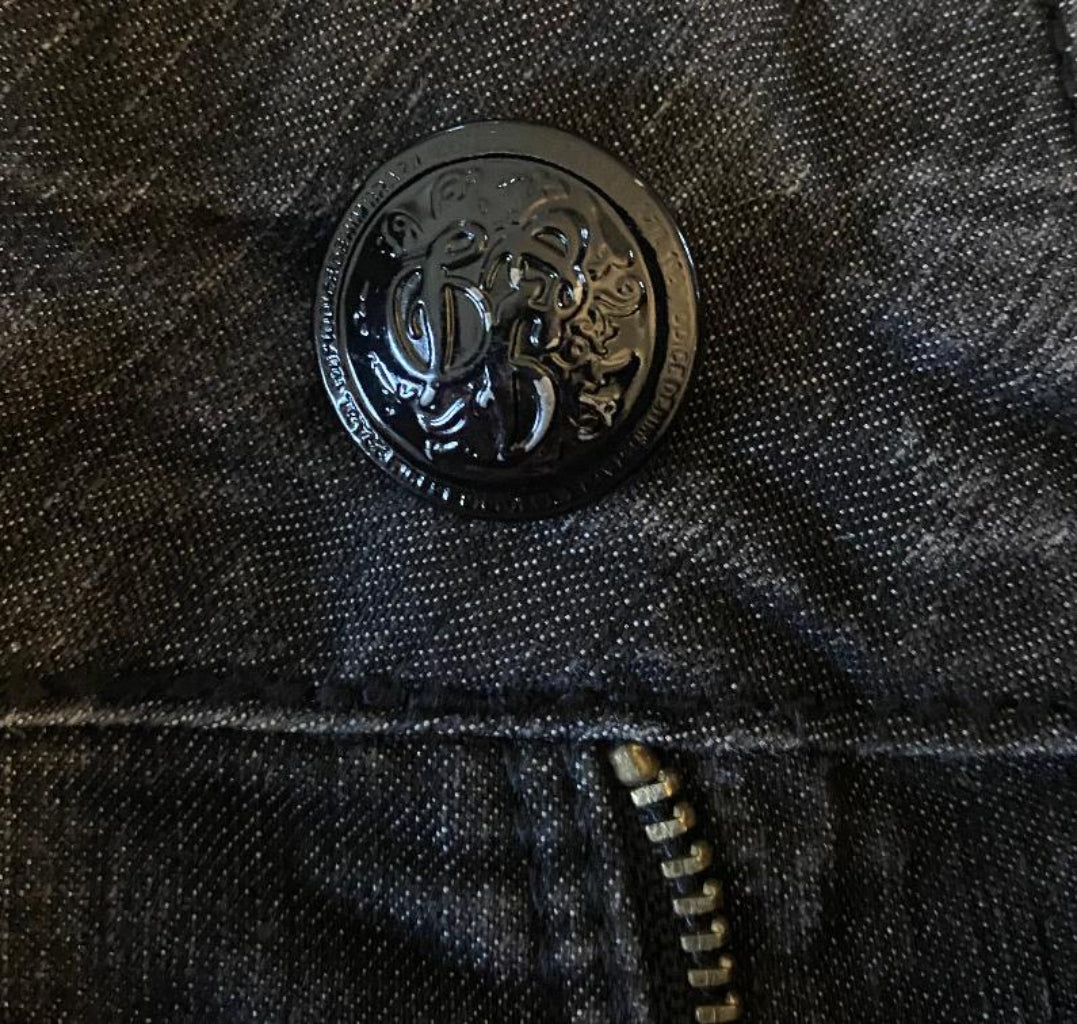 IODICE Charcoal Grey Jeans - Size UK8