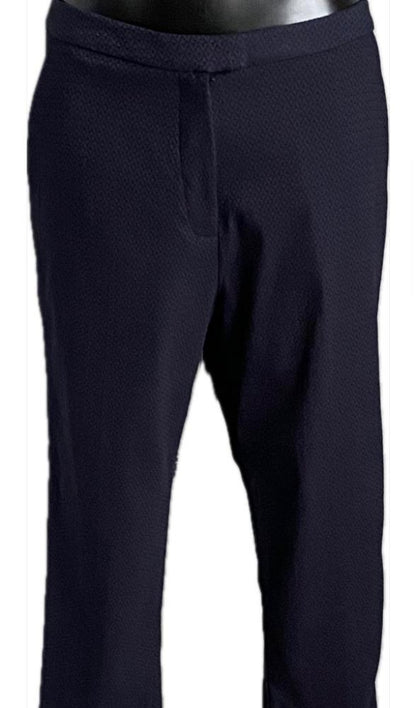 Warehouse Navy Trousers - Size UK12