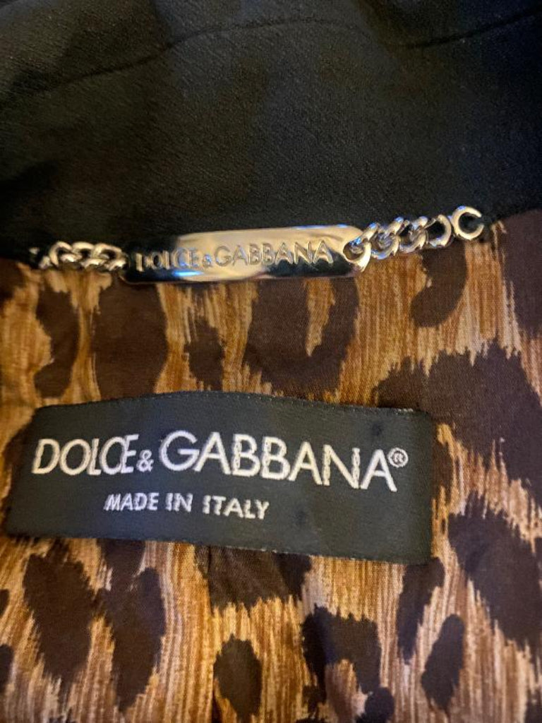 Dolce & Gabbana Black Skirt Suit - Tags
