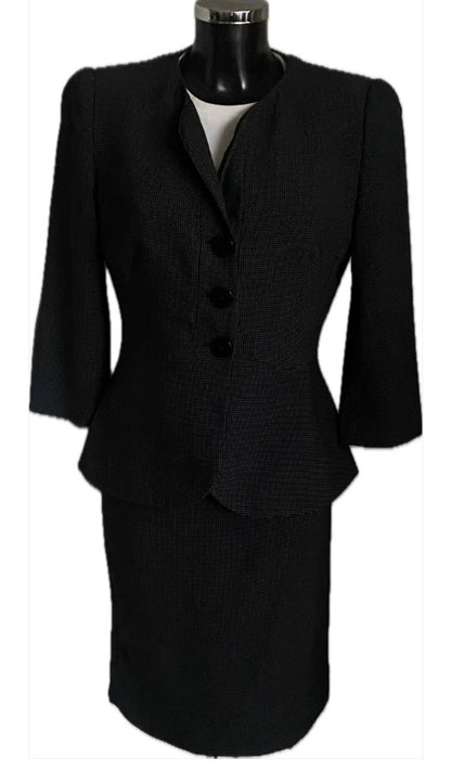 Armani Collezioni Black Skirt Suit -  UK16