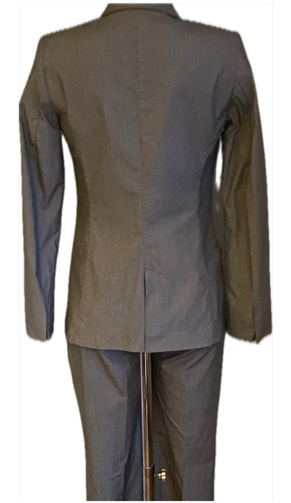 Mango Grey Cotton Suit - Size UK10