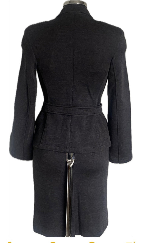 PRADA Grey Skirt Suit - Size UK14