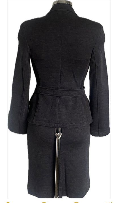 PRADA Grey Skirt Suit - Size UK14