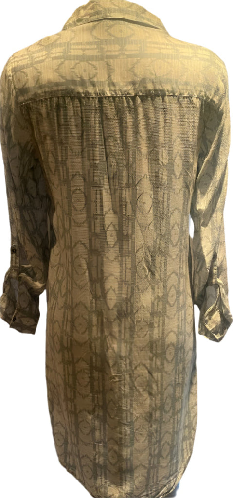 M&S Indigo Mint Green Shirt/Dress - UK10