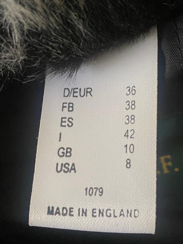 H F Greene Faux Fur Coat Size UK10 - Pre-loved