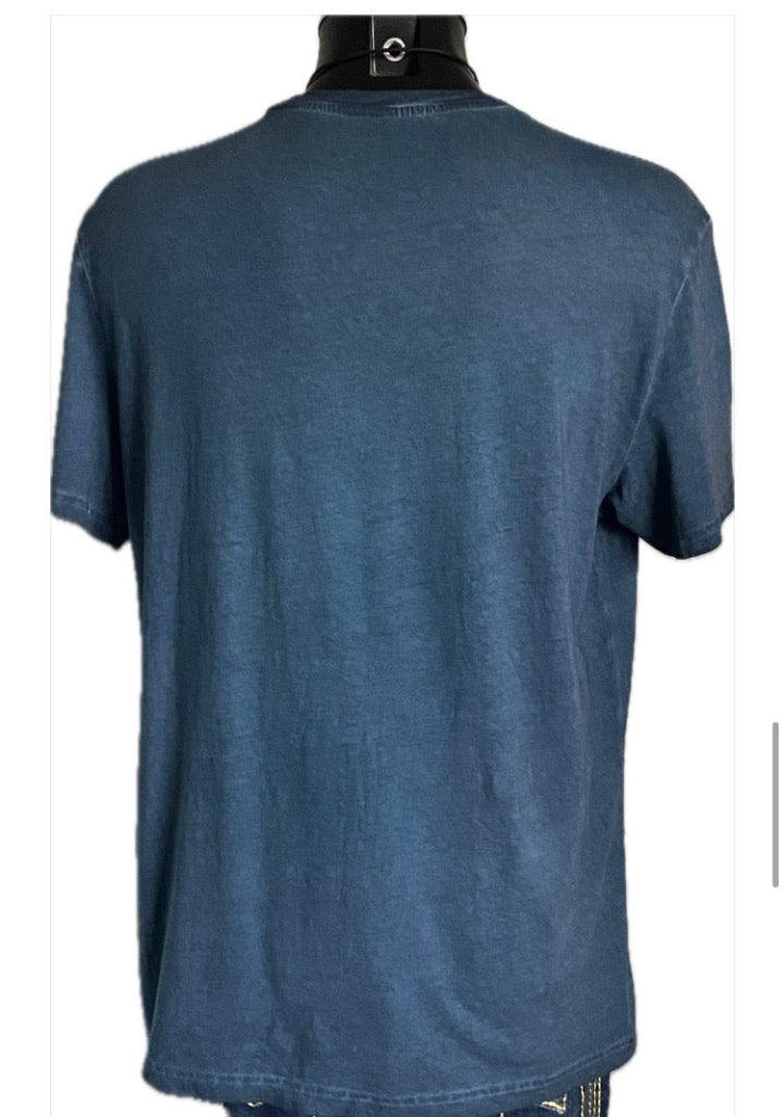 Calvin Klein Teal T-Shirt - Size L - Rear