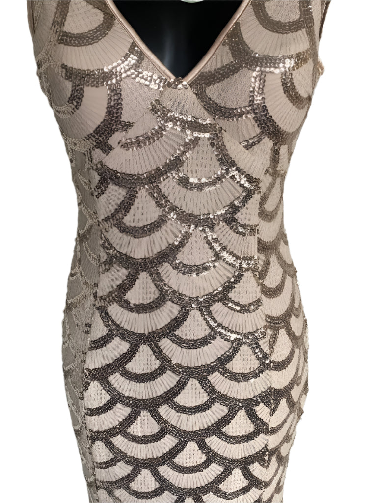 QUIZ Sequinned Mermaid Dress - UK14