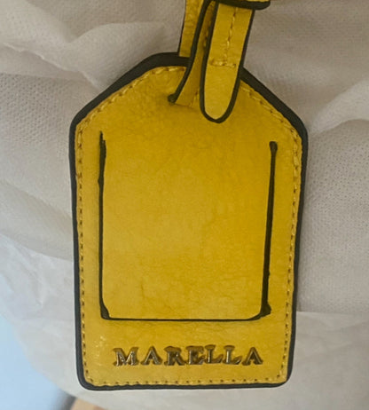 MARELLA Straw Bag - Yellow Handles