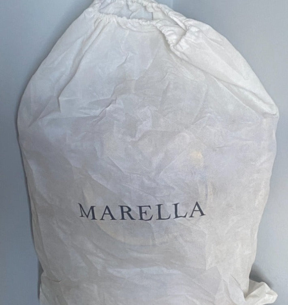 MARELLA Straw Bag - Yellow Handles