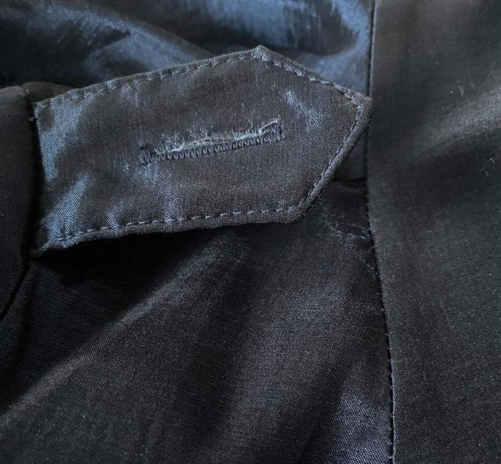 TWIGGY Navy Satin Jacket Missing Button
