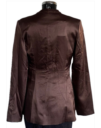 Carlotta Gherzi Brown Silk Jacket - UK10