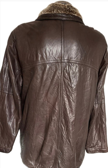 Fortnum & Mason Leather Jacket - Size 48