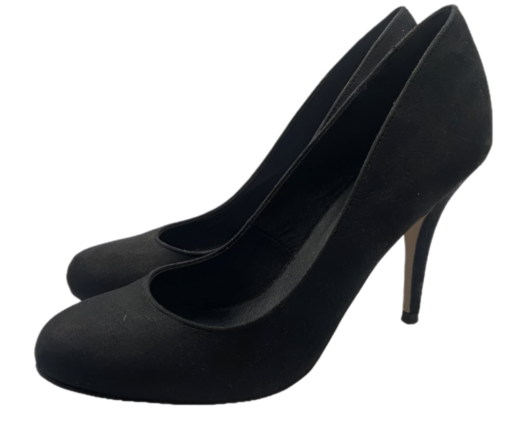 Office Black Suede Shoes - Size UK6