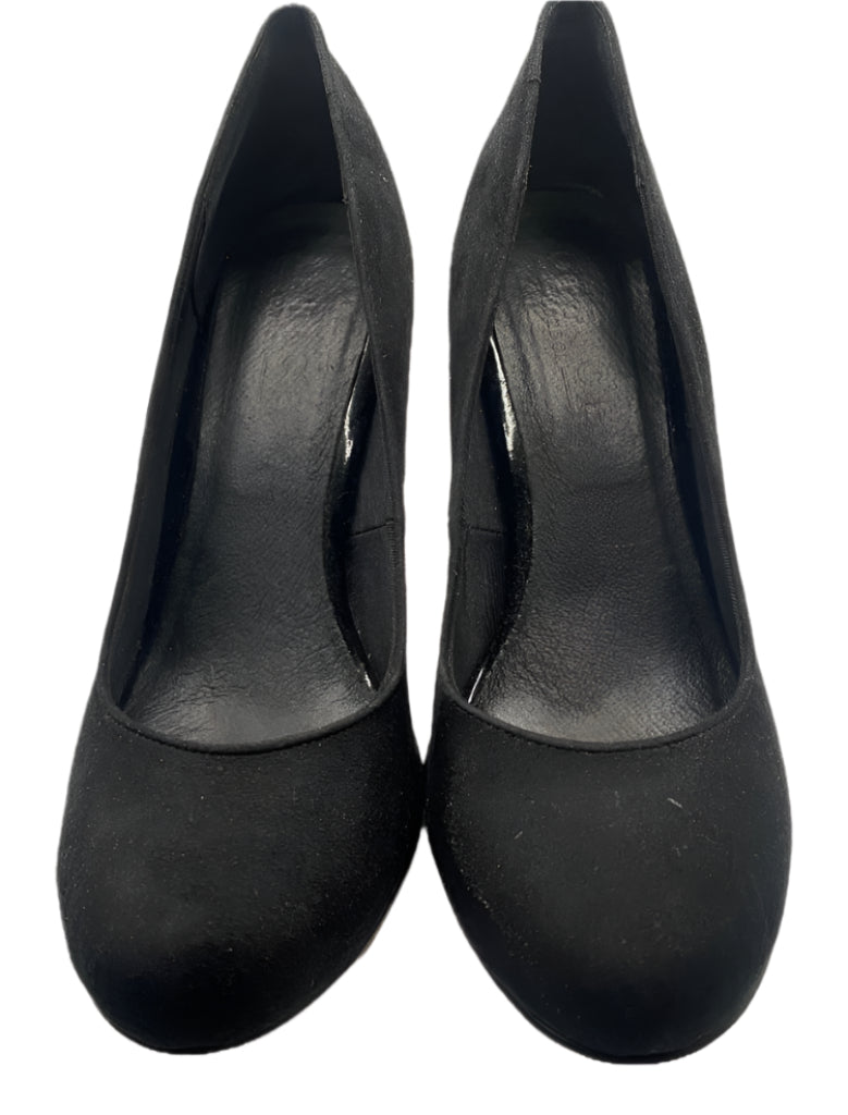 Office Black Suede Shoes - Size UK6