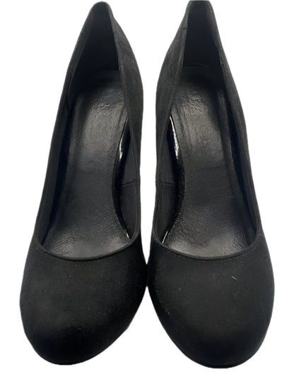 Office Black Suede Shoes - Size UK6