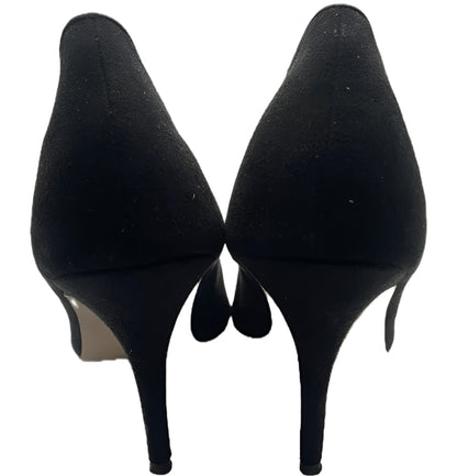 Office Black Suede Shoes - Size UK6