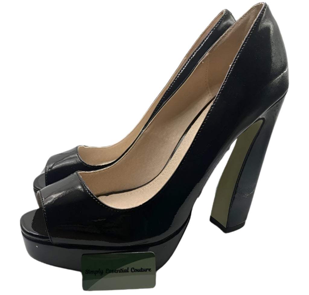 Ravel Black Patent Leather Shoes - Size UK6