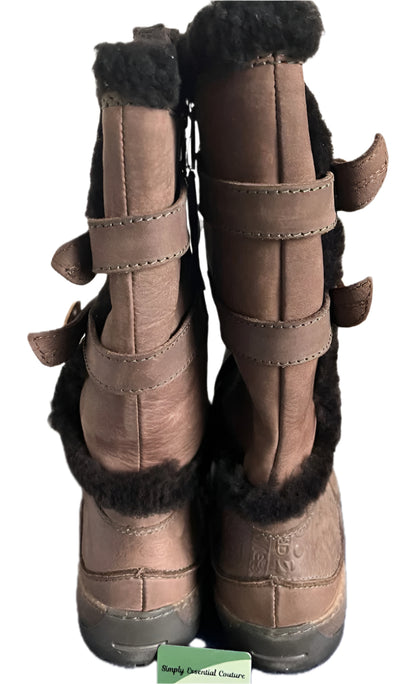 SOFTWAVES Leather Boots - Size UK8