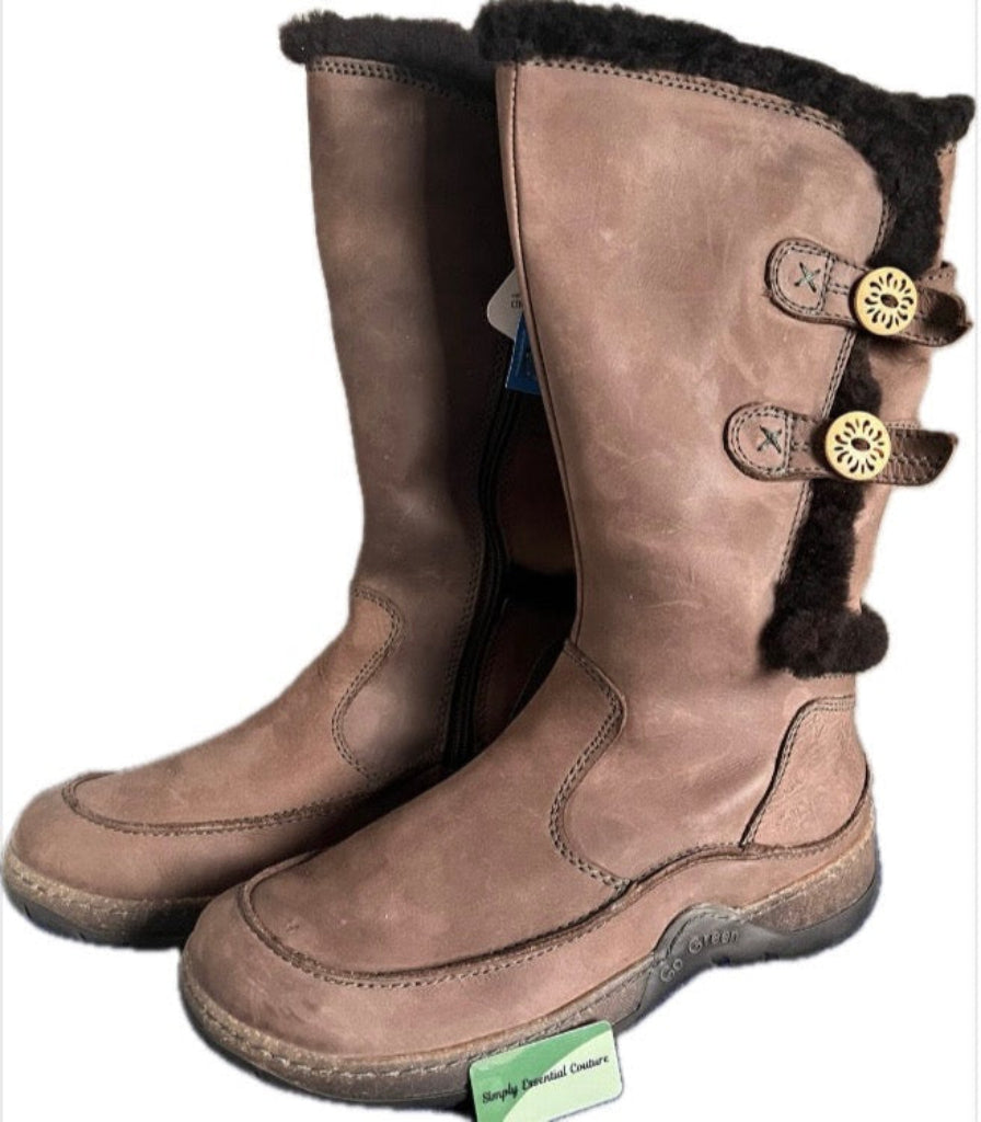 SOFTWAVES Leather Boots - Size UK8