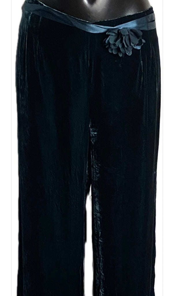 HOBBS Jade Crushed Velvet Trousers - UK16