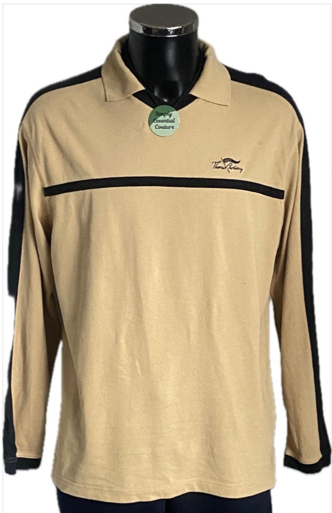 Thomas Burberry Beige & Black T-Shirt