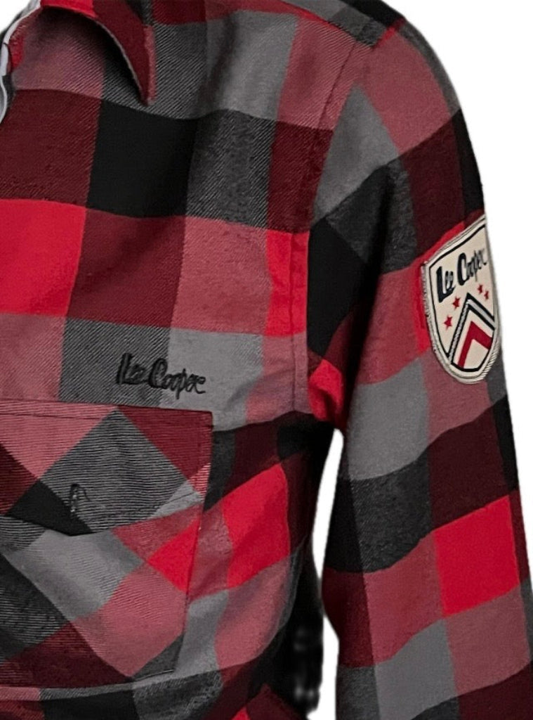 Lee Cooper Checked Shirt - Badges