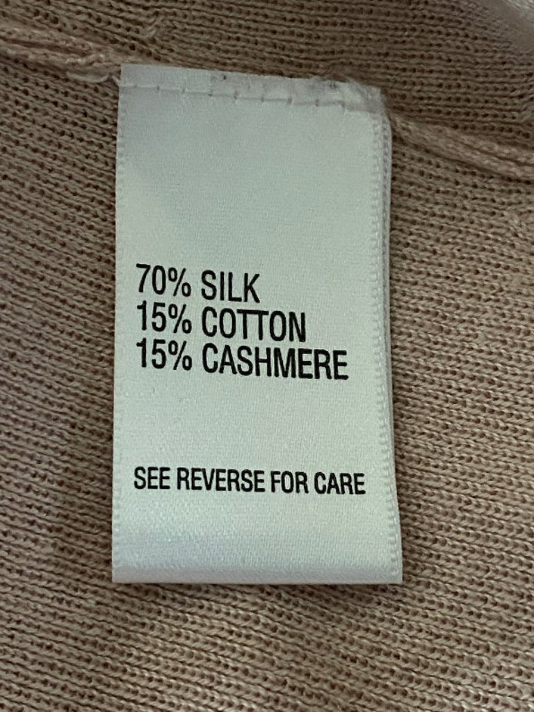 Jigsaw Pink Silk Cashmere Jumper - Mix
