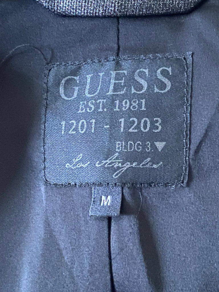 GUESS Gunmetal Shiny Jacket - UK M