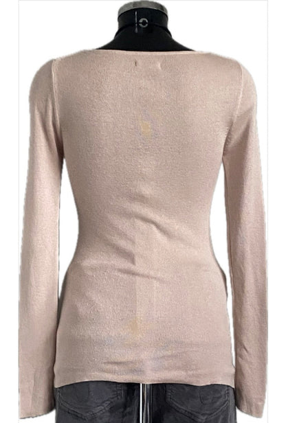 Jigsaw Pink Silk Cashmere Jumper - UK M