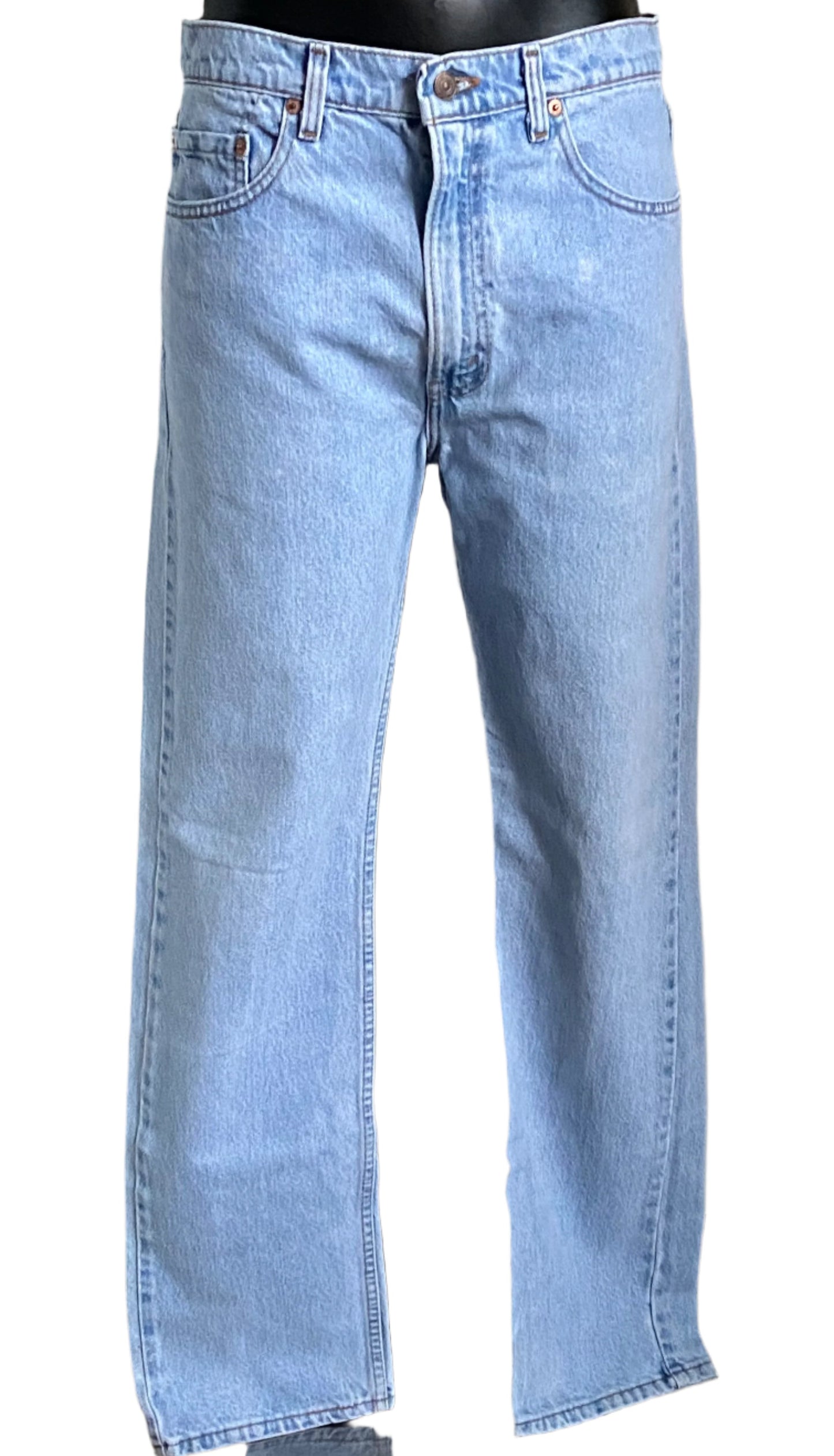 LEVI'S 505 Light Wash Blue Jeans - W33 - Pre-Loved in Great Condition