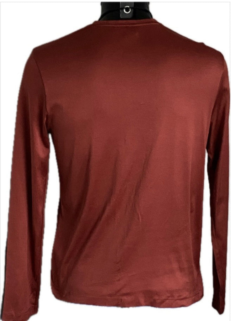 Hugo Boss Rust Coloured T-Shirt - Rear