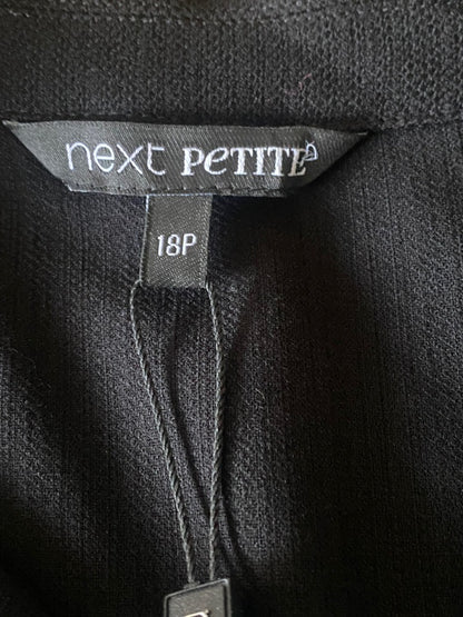 Next Petite Black Dress size UK18 NEW with Tags