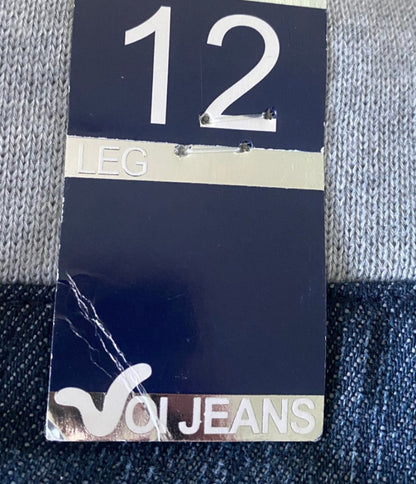 VOI Retro Blue Denim Shorts - Size UK12 