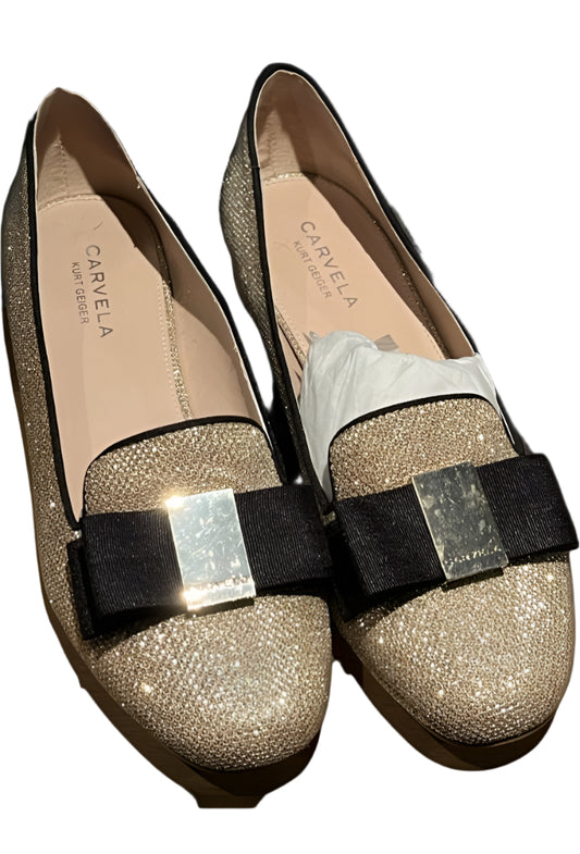 Carvela Gold Sparkle Shoes - Size UK5