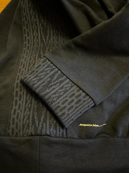 Adidas Navy Sweatshirt - Textured Cuffs