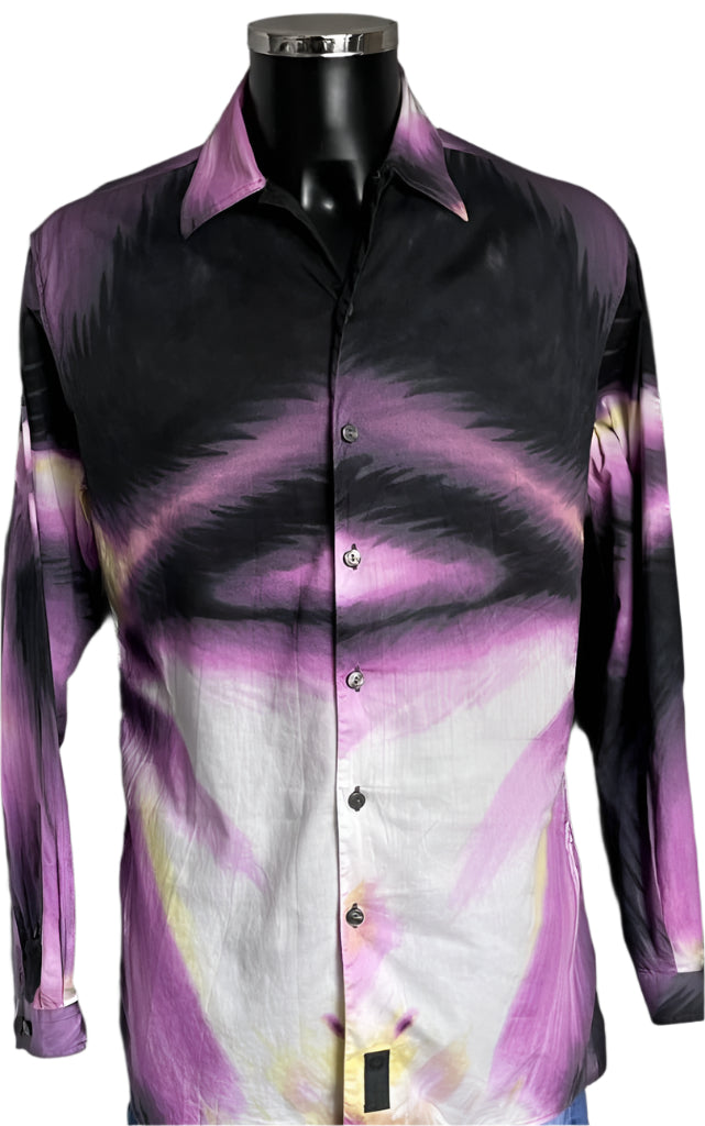 VERSACE CLASSIC Purple Shirt - UK L