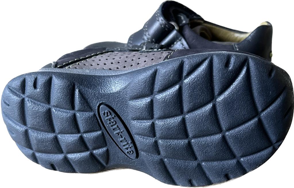 Start-rite Navy Leather shoes size UK3F - 4E  NEW in Box