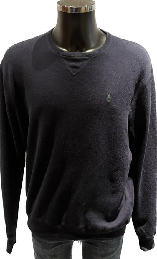 Polo Navy Blue Sweater - Front