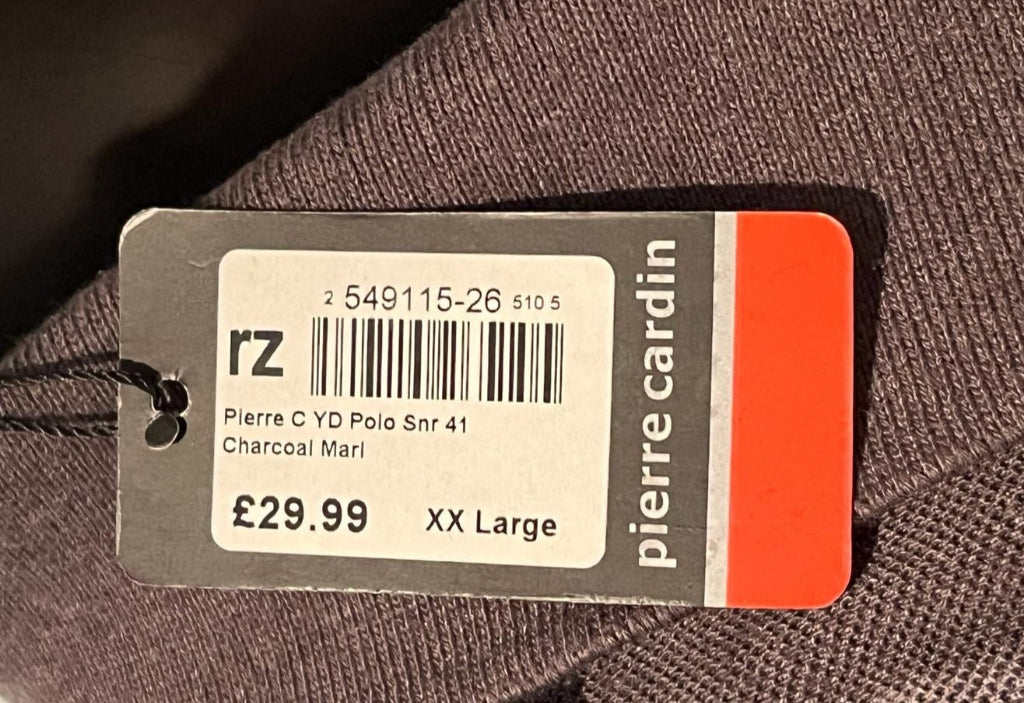 Pierre Cardin GREY Polo Shirt - UK XXL