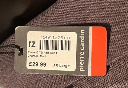 Pierre Cardin GREY Polo Shirt - UK XXL