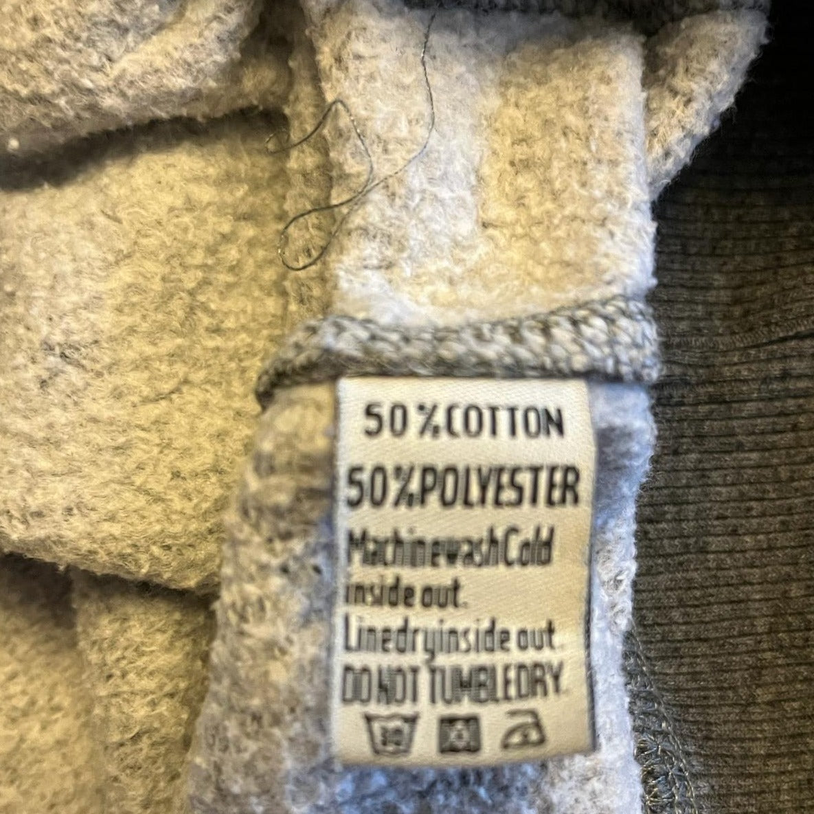SUPERDRY Grey & Orange Hoodie - Size S -  Pre-loved in Great Condition