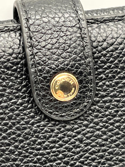 Coach Black Pebbled Leather Purse