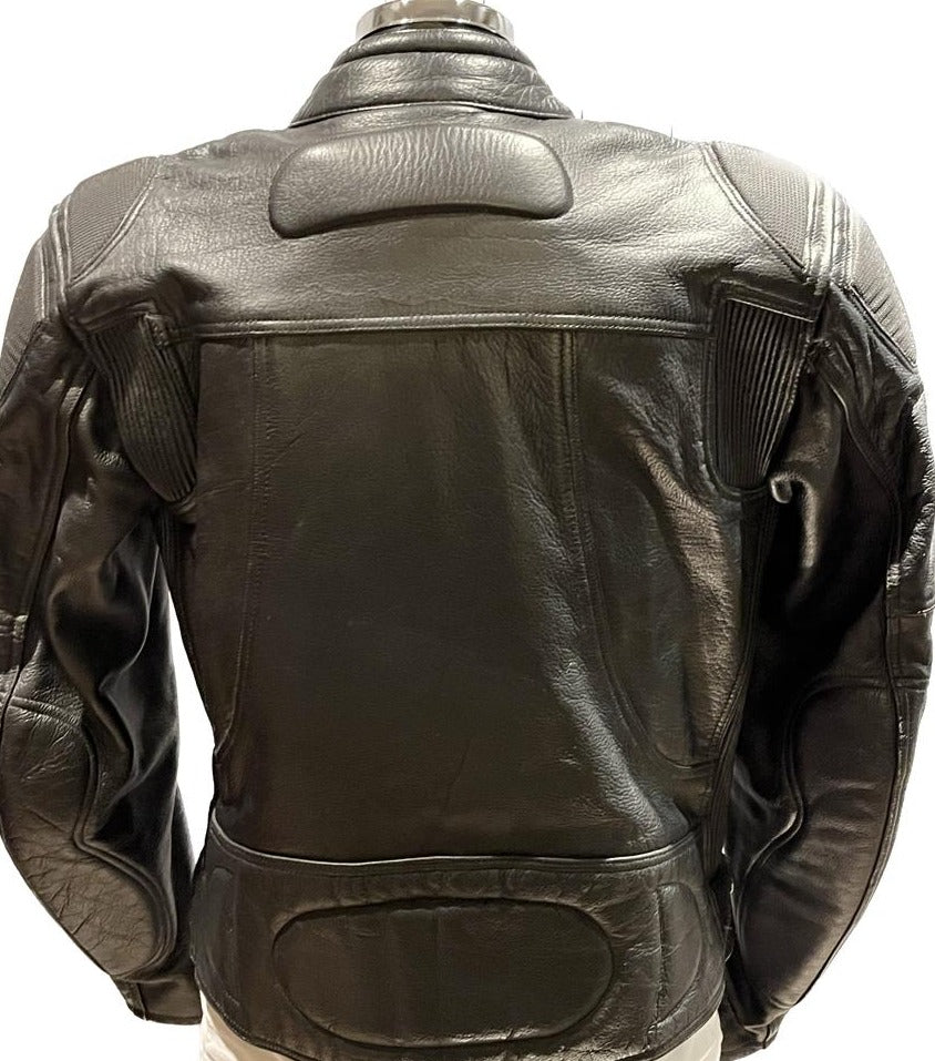 Alpine Wear Leather Biker Jacket - UK 14 -  Pre-loved