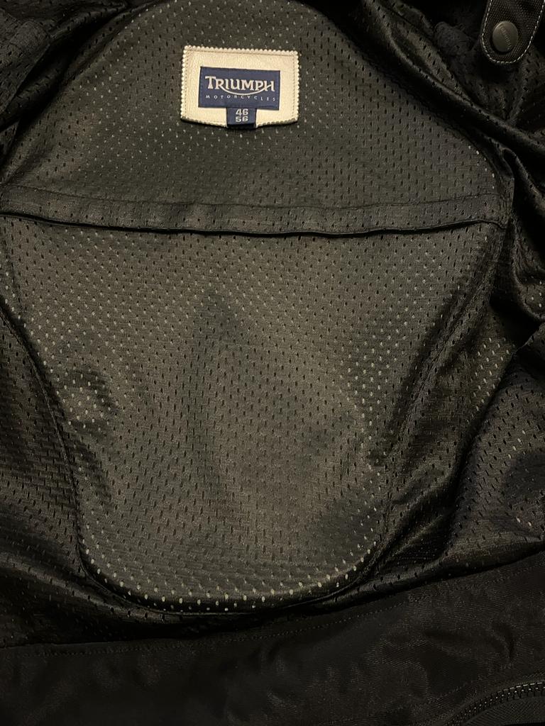 Triumph Motorbike Jacket - Inside Tag