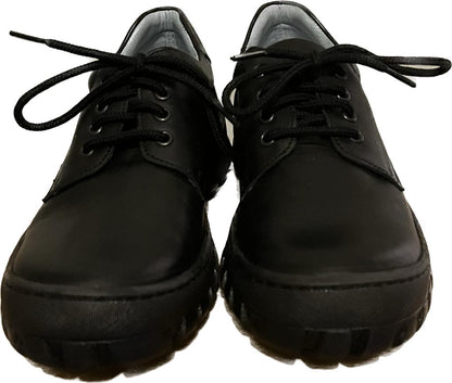 Petasil Black LARRY Leather Shoes size UK1  NEW in Box