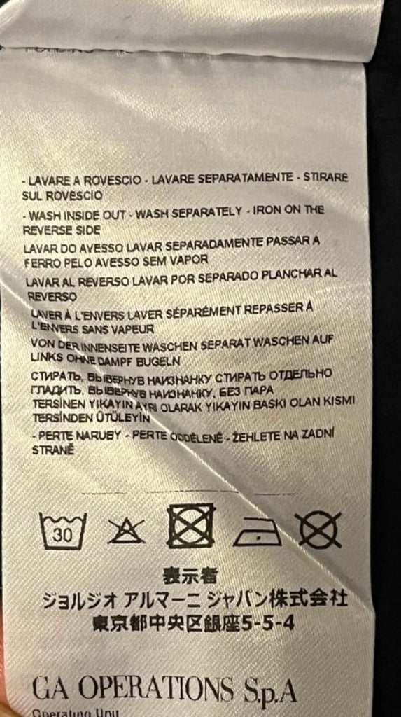 Armani Exchange Blue Shirt - Wash Labels
