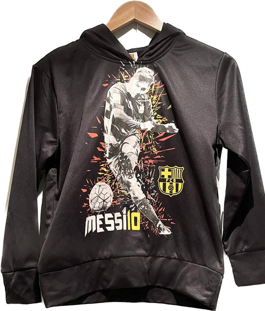 FC Barcelona Lionel Messi Black Hoodie
