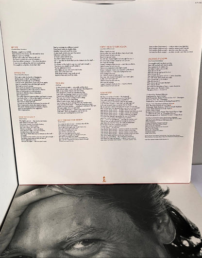 Robert Palmer's Riptide Vinyl record inner lyric sleeve