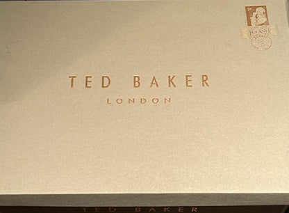 TED BAKER Black Leather Trainers - UK 5